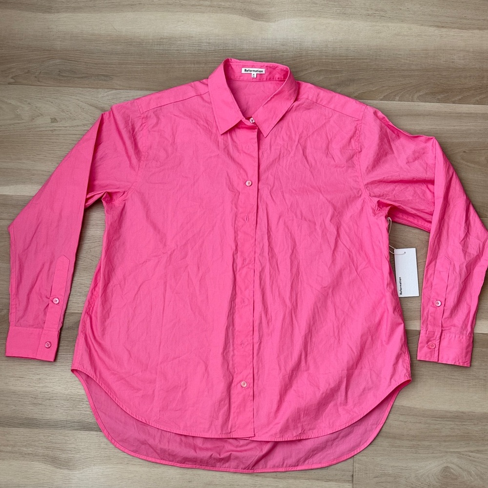 Reformation - NWT Denton Oversized Button Down Shirt